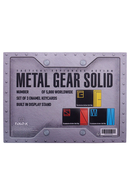 Metal Gear Solid Limited Edition Set of 3 Key Cards by Fanattik