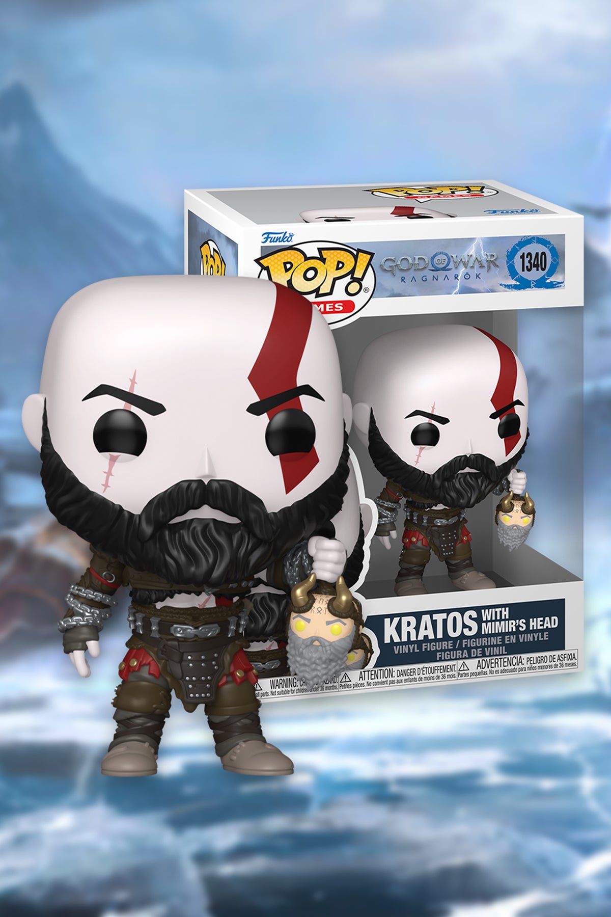 POP! God of War Kratos with Mimir’s Head by Funko