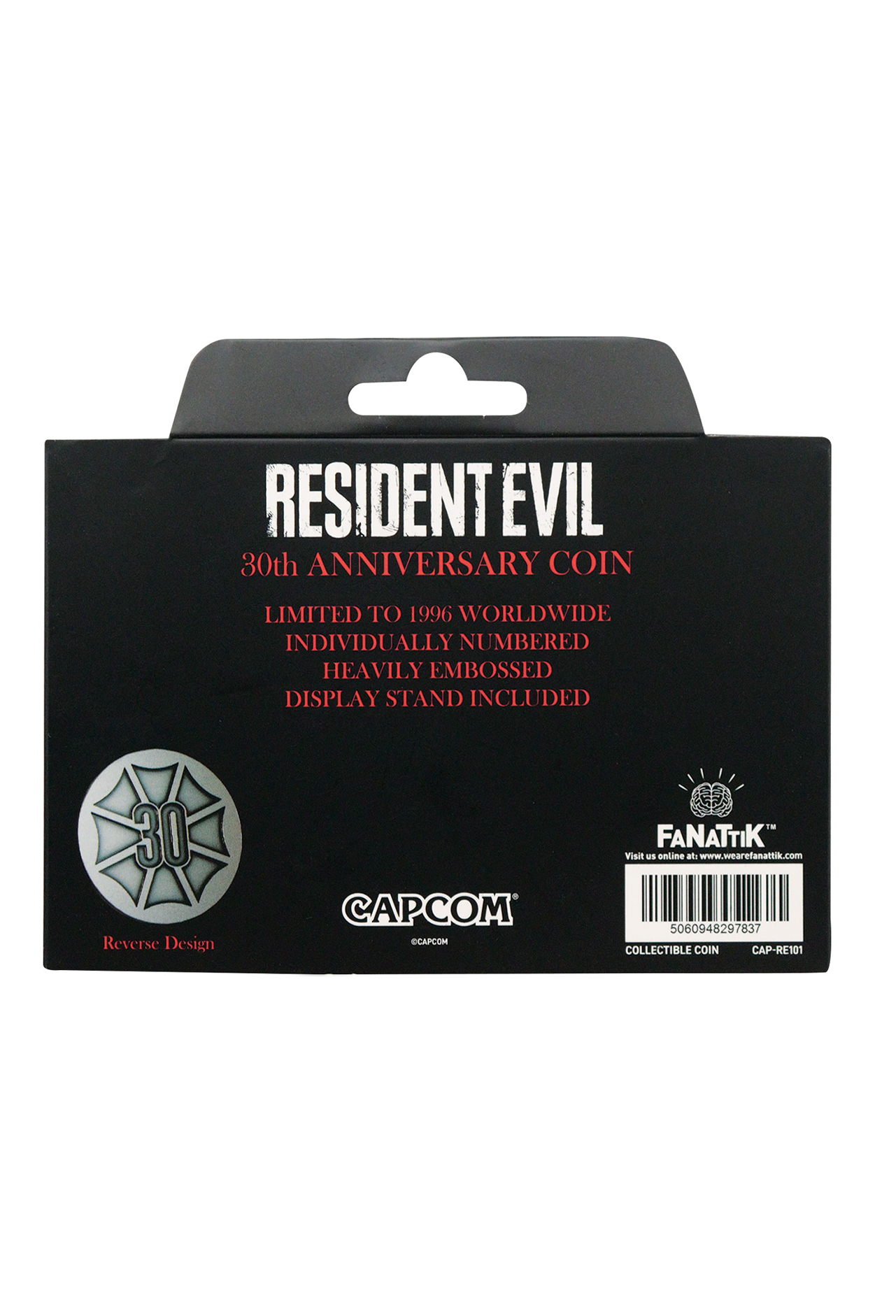 Resident Evil – 30th Anniversary Presentation Coin by Fanattik