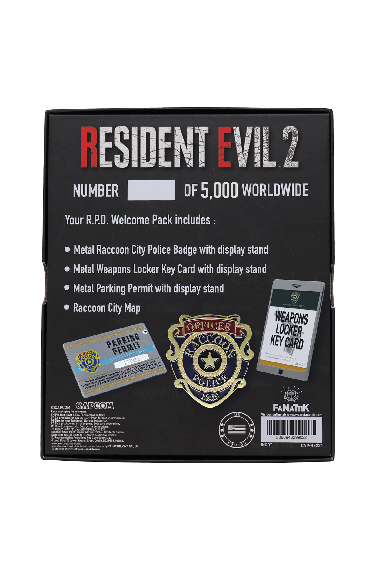 Resident Evil 2 - R.P.D. Welcome Pack by Fanattik
