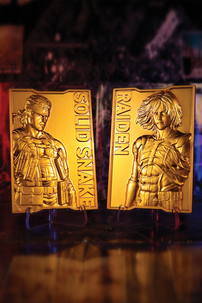 Metal Gear Solid 2 - 24k Gold Plated Raiden Ingot by Fanattik