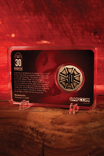 Resident Evil – 30th Anniversary Presentation Coin by Fanattik